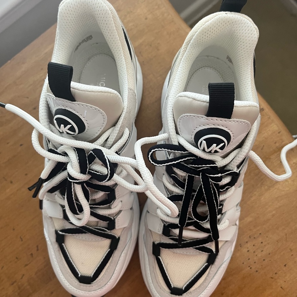 Michael Kors tennis shoes size 7.5 can be athletic or casual shoes. - Picture 8 of 13